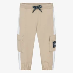 AIGNER Baby Boys Beige Cotton Cargo Joggers Clearance