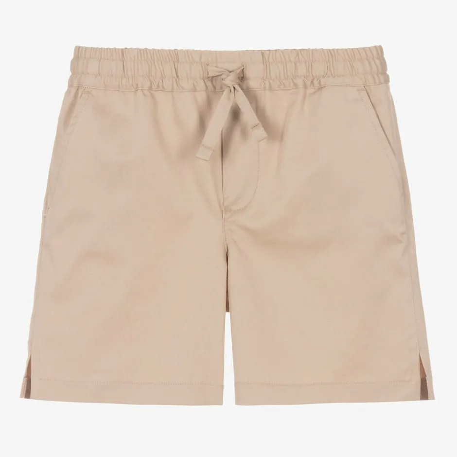 Dolce amp; Gabbana Baby Boys Beige Cotton Shorts