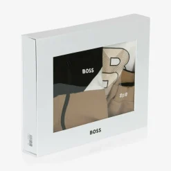 BOSS Baby Boys Beige Cotton Tracksuit Set Clearance