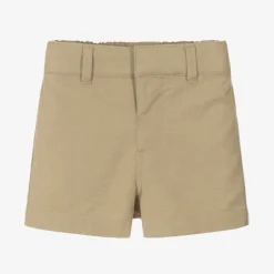Burberry Baby Boys Beige Twill Shorts Hot