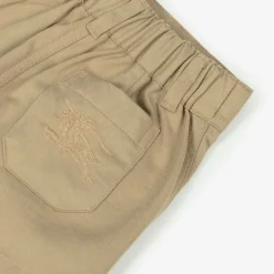 Burberry Baby Boys Beige Twill Shorts Hot