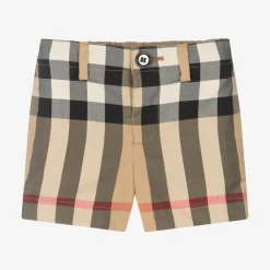 Burberry Baby Boys Beige Vintage Check Shorts Hot
