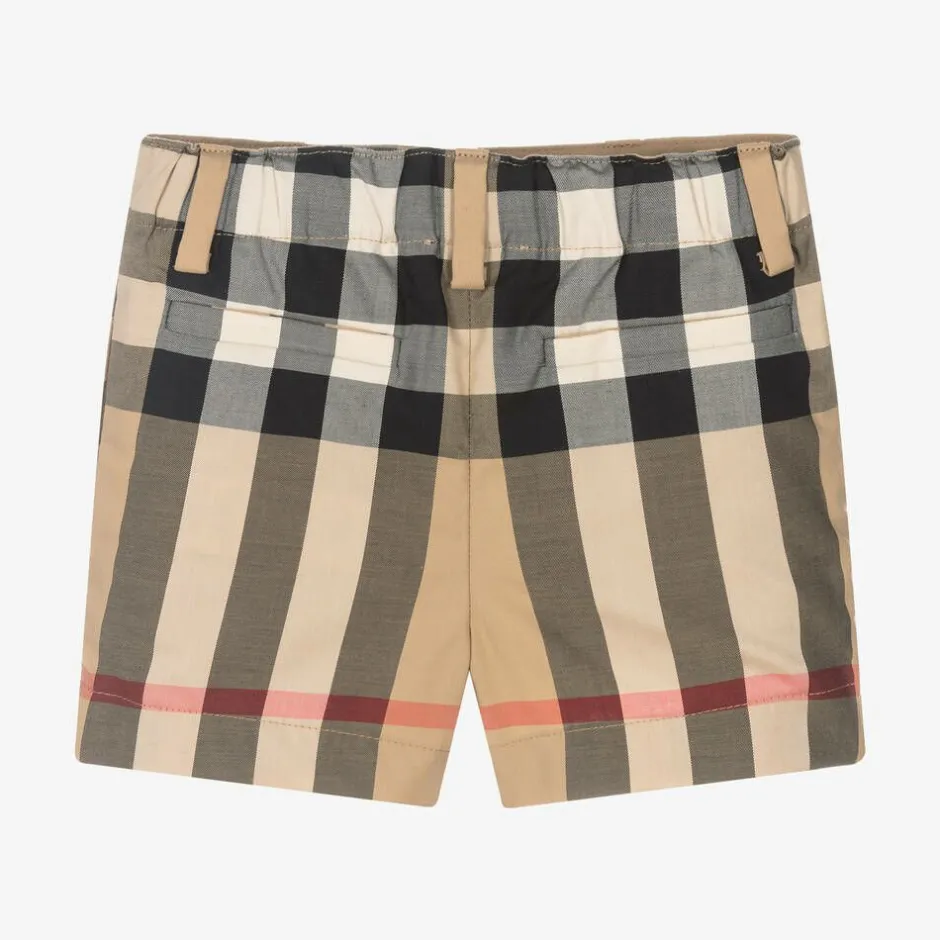 Burberry Baby Boys Beige Vintage Check Shorts Hot