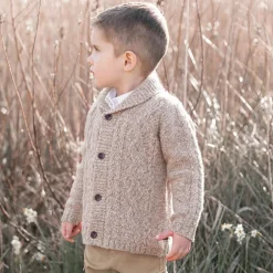 Tartine et Chocolat Baby Boys Beige Wool Cardigan New