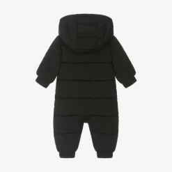 Calvin Klein Baby Boys Black Monogram Snowsuit Sale