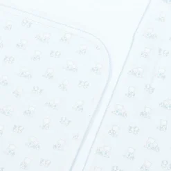 Kissy Kissy Baby Boys Blue Cotton Beary Besties Blanket (73cm) Online