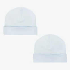 Sofija Baby Boys Blue Cotton Blanket & Hat Gift Set Outlet