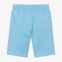 AIGNER Baby Boys Blue Cotton Jersey Shorts Online