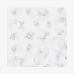 Mayoral Baby Boys Blue Cotton Muslins (3 Pack) Clearance