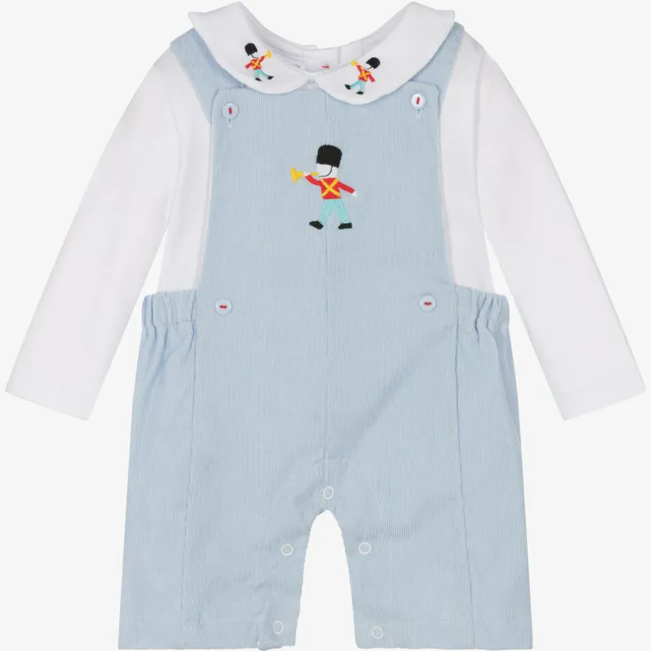 Beau KiD Baby Boys Blue Dungaree Set Best