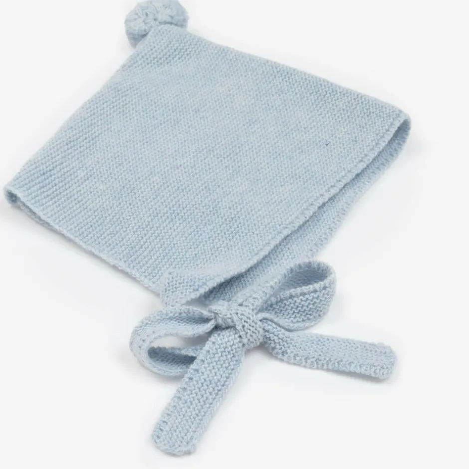 Foque Baby Boys Blue Knitted Bonnet Online