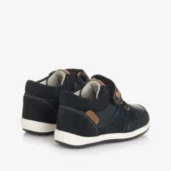 Mayoral Baby Boys Blue Leather First Walkers