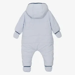 Timberland Baby Boys Blue Padded Snowsuit New