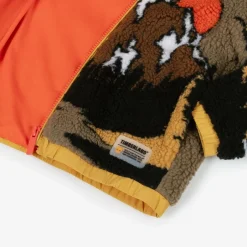 Timberland Baby Boys Brown Mountain Fleece Zip-up Top New