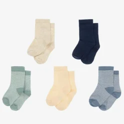 Petit Bateau Baby Boys Cotton-Rich Socks (5 Pack) Sale