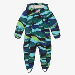 Joyday Baby Boys Green & Blue Puffer Snowsuit Discount