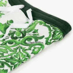 Dolce amp; Gabbana Baby Boys Green Cotton Majolica Shorts New