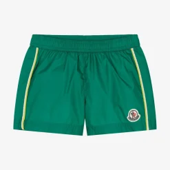 Moncler Enfant Baby Boys Green Swim Shorts Discount