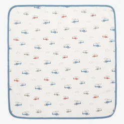 Kissy Love Baby Boys Ivory Helicopter Rescue Blanket (71cm) Discount