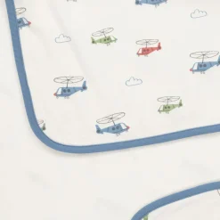 Kissy Love Baby Boys Ivory Helicopter Rescue Blanket (71cm) Discount