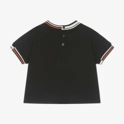 Emporio Armani Baby Boys Navy Blue Cotton T-Shirt Hot