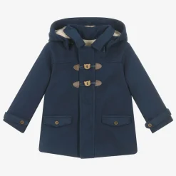 Mayoral Baby Boys Navy Blue Duffle Coat Online