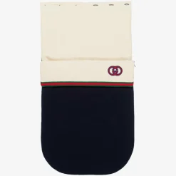 Gucci Baby Boys Navy Blue Interlocking G Nest (74cm) Clearance
