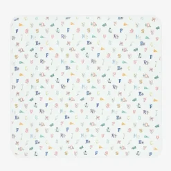 Ralph Lauren Baby Boys White Cotton Blanket (81cm) Discount