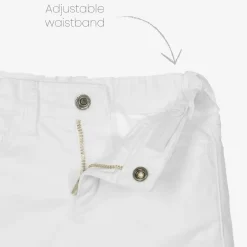 Emporio Armani Baby Boys White Cotton Shorts Online