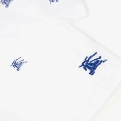 Burberry Baby Boys White EKD Cotton T-Shirt Sale