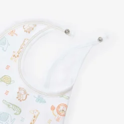 Kissy Kissy Baby Boys White Jungle Adventure Pima Cotton Hat Discount