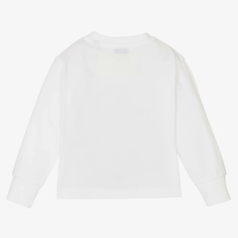 Burberry Baby Boys White Thomas Bear Top New