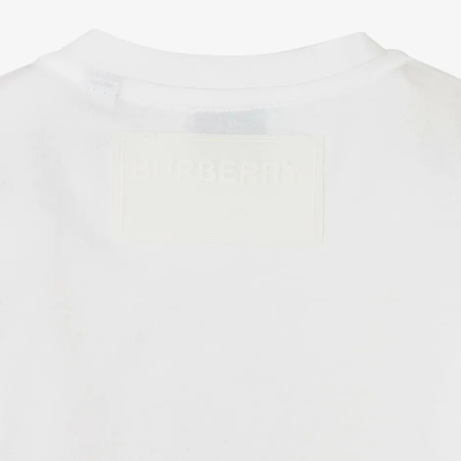 Burberry Baby Boys White Thomas Bear Top New