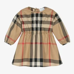 Burberry Baby Girls Archive Beige Check Dress Sale