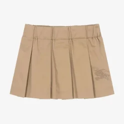 Burberry Baby Girls Archive Beige Cotton EKD Skirt Hot