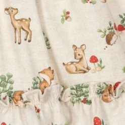 Mayoral Newborn Baby Girls Beige Cotton Woodland Dress New