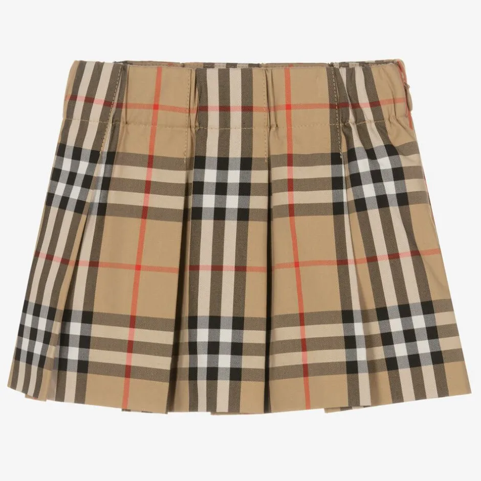 Burberry Baby Girls Beige Vintage Check Pleated Skirt ArchiveBeige Online