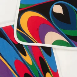 PUCCI Baby Girls Black & Purple Onde Blanket (88cm) Clearance