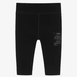 Burberry Baby Girls Black Cotton EKD Leggings Online