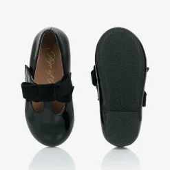 Age of Innocence Baby Girls Black Patent Leather Shoes Clearance