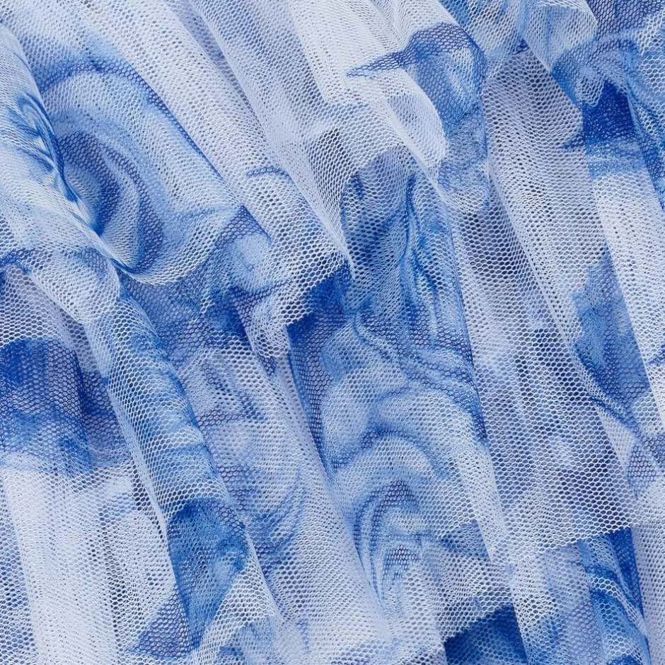 Angels Face Baby Girls Blue Floral Tulle Skirt BlueFlowerSnowdrop Online