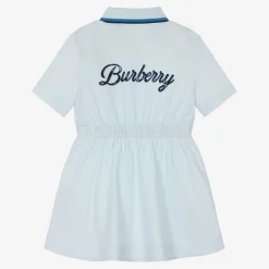 Burberry Baby Girls Blue Logo Polo Dress Hot