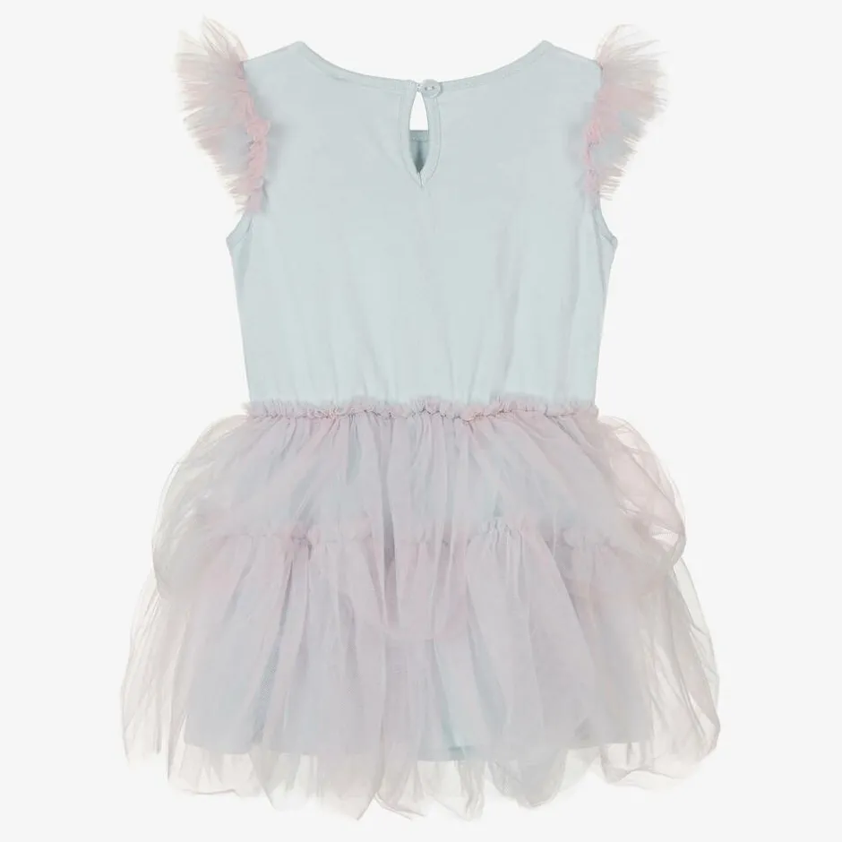 Tutu du Monde Baby Girls Blue Tulle Mermaid Costume