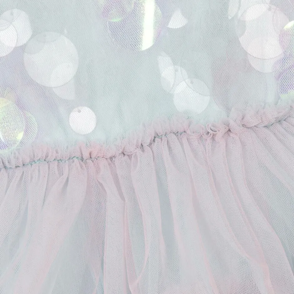 Tutu du Monde Baby Girls Blue Tulle Mermaid Costume