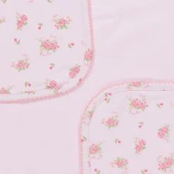 Kissy Kissy Baby Girls Cotton Pink Rose Scrolls Blanket (73cm) Discount