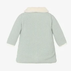 Paz Rodríguez Baby Girls Green Knitted Coat Online