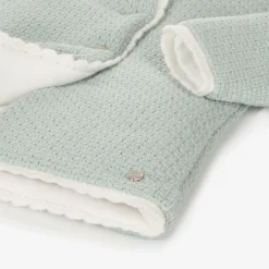 Paz Rodríguez Baby Girls Green Knitted Coat Online