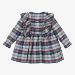 Miranda Baby Girls Grey Tartan Dress Best