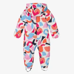 Joyday Baby Girls Ivory & Pink Puffer Snowsuit Best