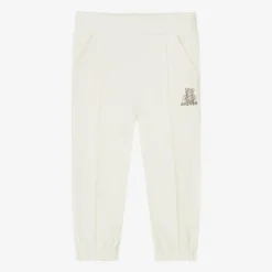 AIGNER Baby Girls Ivory Cotton Joggers Discount